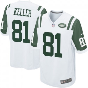 Nike Dustin Keller New York Jets Youth Game Jersey - White