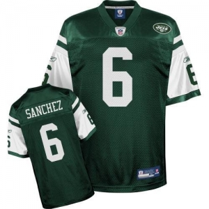 Reebok NFL Equipment New York Jets #6 Mark Sanchez Youth Green R