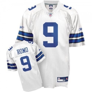 Reebok NFL Equipment Dallas Cowboys #9 Tony Romo White Youth Rep