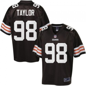 Pro Line Men's Cleveland Browns Phil Taylor Team Color Jersey