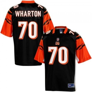 Pro Line Men's Cincinnati Bengals Travelle Wharton Team Color Je