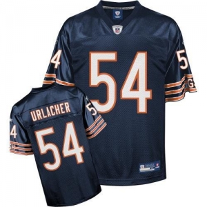 Reebok NFL Equipment Chicago Bears #54 Brian Urlacher Navy Repli