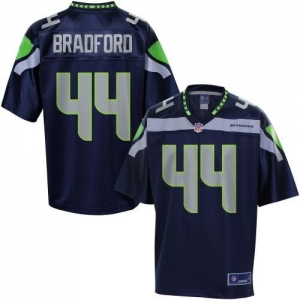 Pro Line Men's Seattle Seahawks Allen Bradford Team Color Jersey