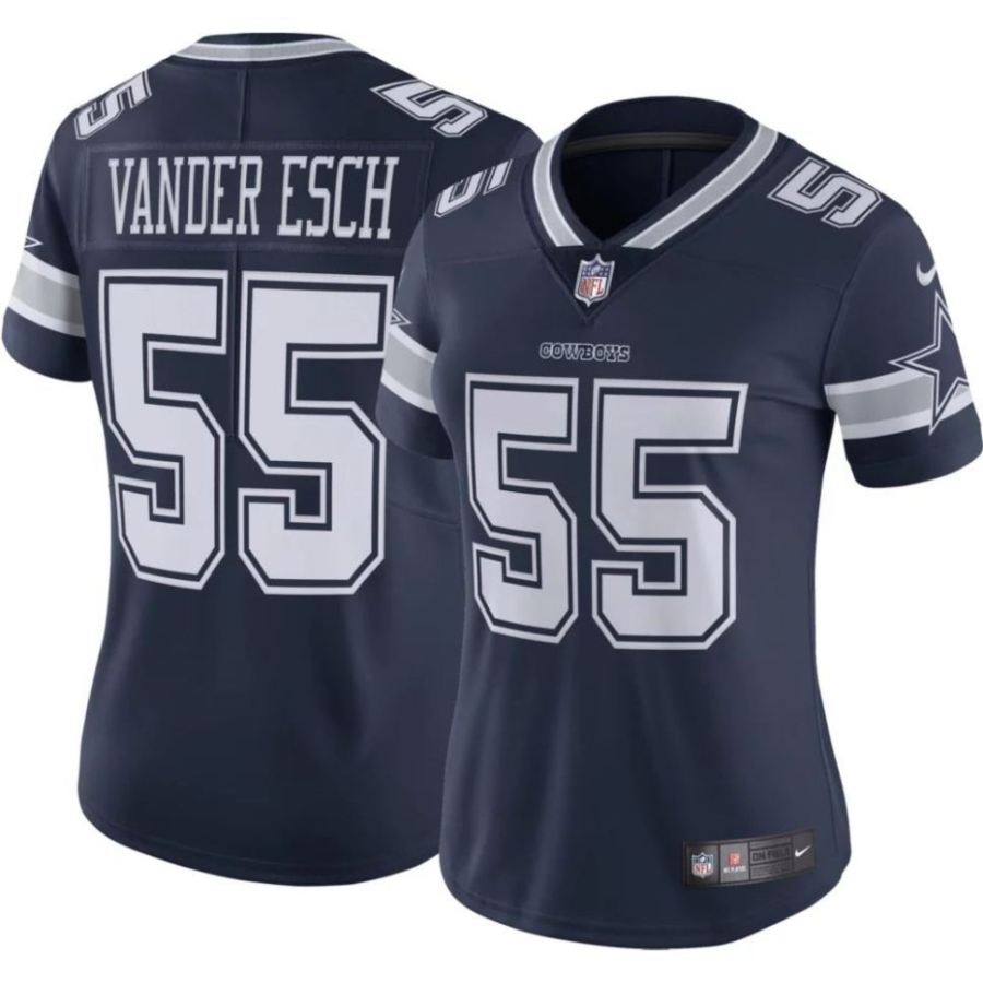 Nike Women's Dallas Cowboys Leighton Vander Esch #55 Navy Limite