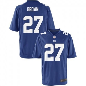 Nike Youth New York Giants Stevie Brown Team Color Game Jersey