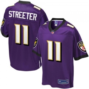 Pro Line Men's Baltimore Ravens Tommy Streeter Team Color Jersey