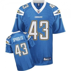 Reebok NFL Equipment San Diego Chargers #43 Darren Sproles Light