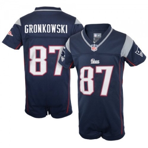 Nike Rob Gronkowski New England Patriots Newborn Game Romper Jer