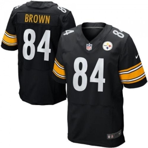 Nike Antonio Brown Pittsburgh Steelers Elite Jersey - Black