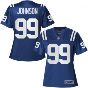 Pro Line Women's Indianapolis Colts Antonio Johnson Team Color J