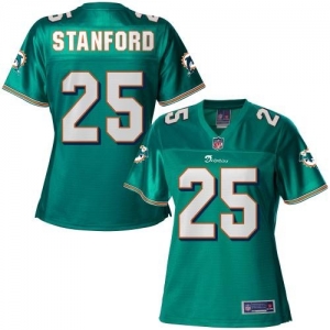 Pro Line Women's Miami Dolphins R.J. Stanford Team Color Jersey