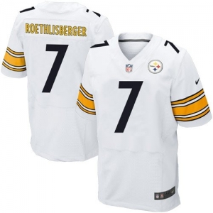 Nike Ben Roethlisberger Pittsburgh Steelers Elite Jersey - Whit