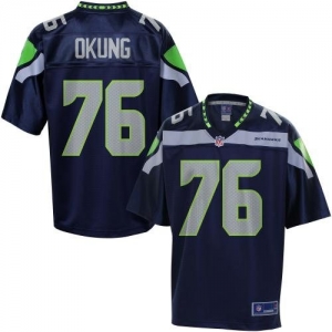 Pro Line Men's Seattle Seahawks Russell Okung Team Color Jersey