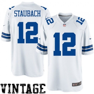 Nike Roger Staubach Dallas Cowboys Legends Replica Jersey - Whit