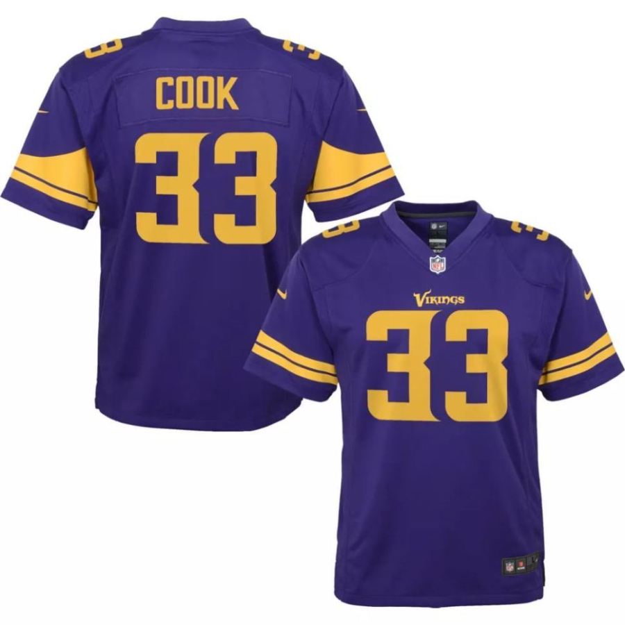 Nike Toddler Minnesota Vikings Dalvin Cook #33 Purple Game Jerse