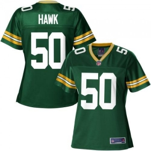 Pro Line Women's Green Bay Packers A.J. Hawk Team Color Jersey