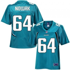 Pro Line Women's Jacksonville Jaguars Drew Nowak Team Color Jers