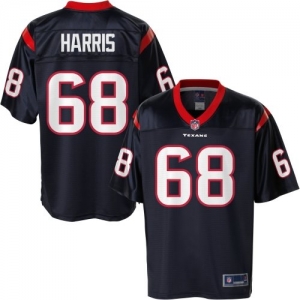 Pro Line Men's Houston Texans Ryan Harris Team Color Jersey