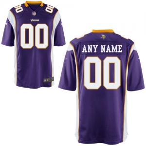 Nike Men's Minnesota Vikings Customized Team Color Game Jersey