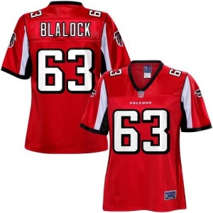 Pro Line Women's Atlanta Falcons Justin Blalock Team Color Jerse