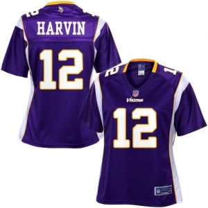 Pro Line Women's Minnesota Vikings Percy Harvin Team Color Jerse