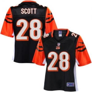 Pro Line Women's Cincinnati Bengals Bernard Scott Team Color Jer