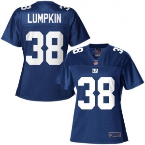 Pro Line Women's New York Giants Kregg Lumpkin Team Color Jersey