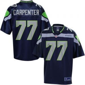 Pro Line Men's Seattle Seahawks James Carpenter Team Color Jerse