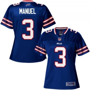 Pro Line Women's Buffalo Bills E.J. Manuel Team Color Jersey