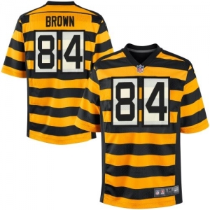 Nike Antonio Brown Pittsburgh Steelers Youth Throwback Game Jers