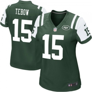 Nike Tim Tebow New York Jets Women's Game Jersey - Green