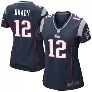 Nike Tom Brady New England Patriots Youth Girls Game Jersey - Na