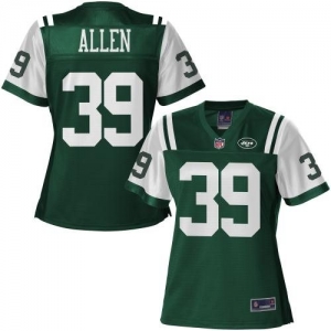 Pro Line Women's New York Jets Antonio Allen Team Color Jersey