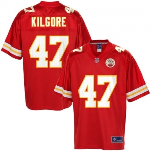 Pro Line Men's Kansas City Chiefs Chad Kilgore Team Color Jersey