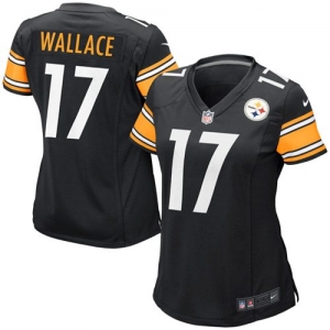 Nike Mike Wallace Pittsburgh Steelers Women's Game Jersey - Blac