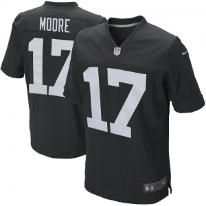 Nike Denarius Moore Oakland Raiders Elite Jersey - Black