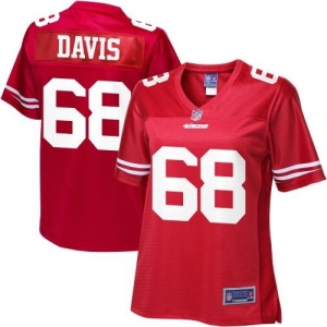 Pro Line Women's San Francisco 49ers Leonard Davis Team Color Je