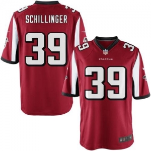 Nike Youth Atlanta Falcons Shann Schillinger Team Color Game Jer