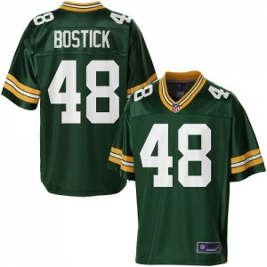 Pro Line Men's Green Bay Packers Bostick Team Color Jersey