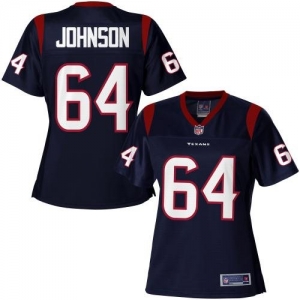 Pro Line Women's Houston Texans Delano Johnson Team Color Jersey