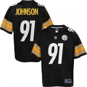 Pro Line Men's Pittsburgh Steelers Brandon Johnson Team Color Je