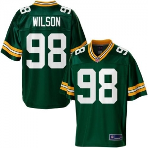 Pro Line Men's Green Bay Packers C.J. Wilson Team Color Jersey