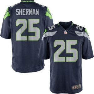 Nike Youth Seattle Seahawks Richard Sherman Team Color Game Jers