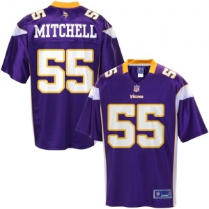 Pro Line Men's Minnesota Vikings Marvin Mitchell Team Color Jers