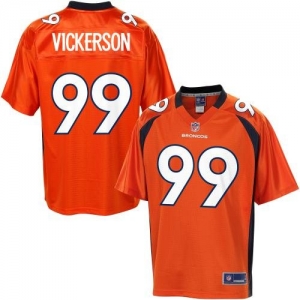 Pro Line Men's Denver Broncos Kevin Vickerson Team Color Jersey