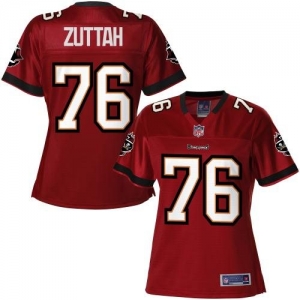 Pro Line Women's Tampa Bay Buccaneers Jeremy Zuttah Team Color J