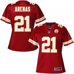 Pro Line Women's Kansas City Chiefs Javier Arenas Team Color Jer