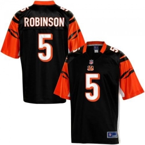 Pro Line Men's Cincinnati Bengals Zac Robinson Team Color Jersey