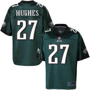 Pro Line Men's Philadelphia Eagles Brandon Hughes Team Color Jer