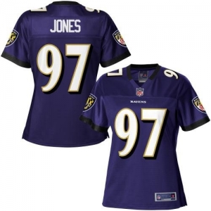 Pro Line Women's Baltimore Ravens Arthur Jones Team Color Jersey